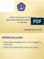 Rapat Pleno Kelulusan