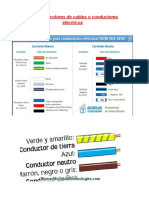 Código de Colores de Cables o Conductores Eléctricos