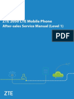 ZTE 2050 LTE Mobile Phone After-Sales Service Manual (Level 1) (Androidhost - Ru)