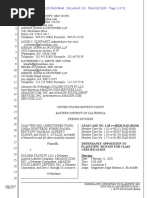 Trevino Opposition To Class Cert