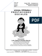 Vacaciones, Utilidades y Prestaciones Sociales: Lcdo. Balmore Rosales Alarcón