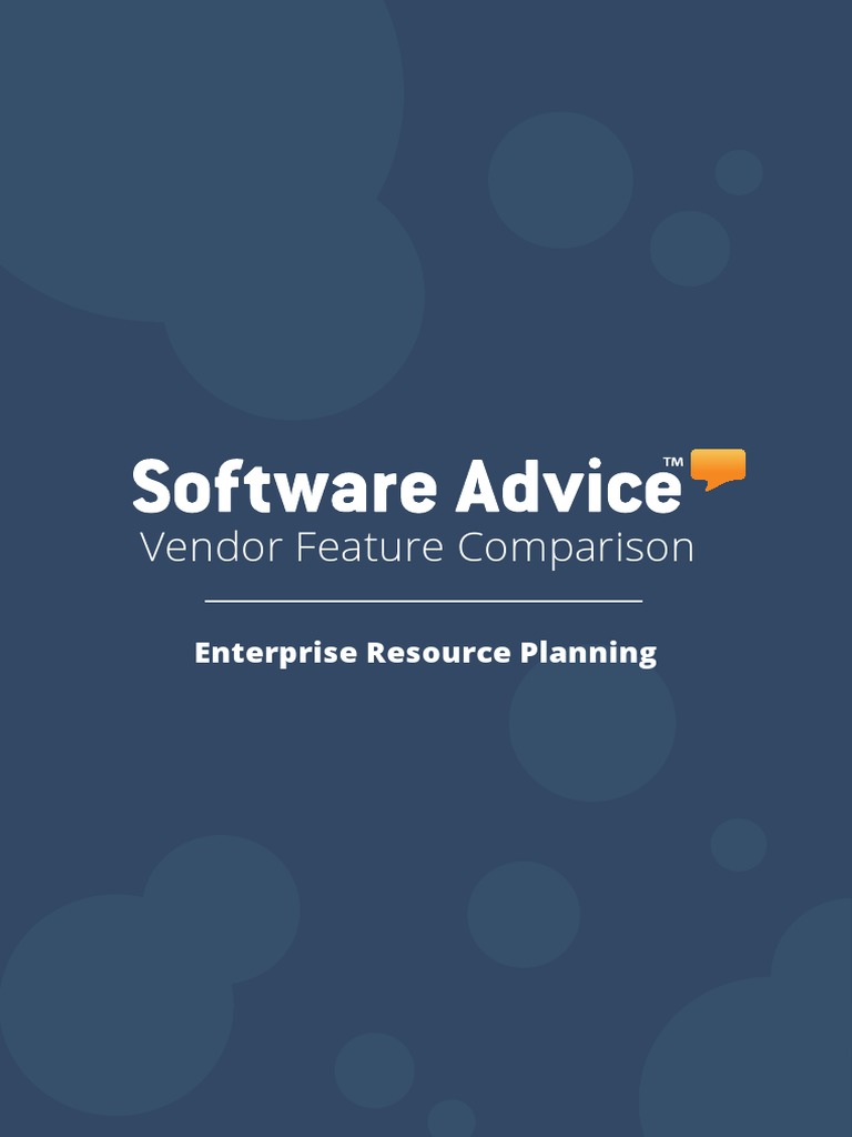 ERP Vendor Feature Comparison Guide | PDF | Enterprise Resource ...