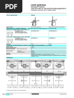 Limit Switches: References, Characteristics, Setting-Up