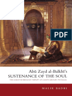 Abu Zayd L-Balkhi's Sustenance of the Soul - The Cognitive Behavior Therapy of a Ninth Century Physician