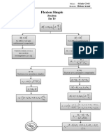 Flexion Simple Section en Té ELU