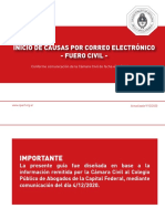 Guía 16 - Causas Correo Electronico CIVIL - Baja