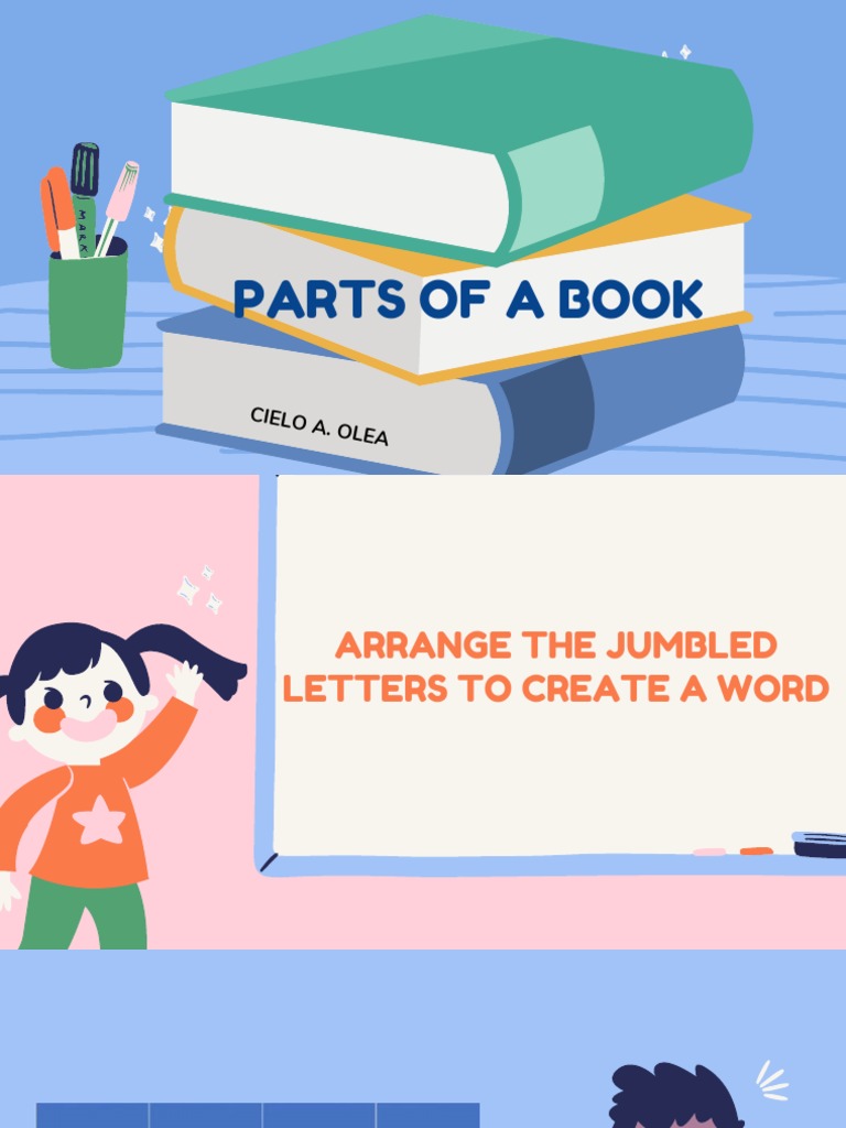 Understanding Book Components | PDF | Language Arts & Discipline ...