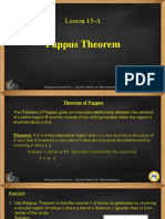 Lesson 15-A Pappus Theorem