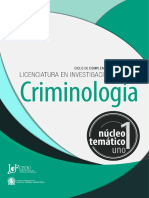 Investigacion Criminal NT 1 - Criminologia