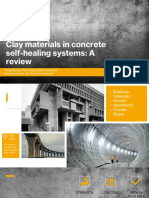 Clay Materials in Concrete Self-Healing Systems: A Review