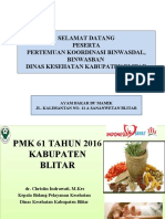 Kebijakan Kemenkes PMK 61 TH 2016 Rakoor Binwasdal