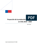 Proyección Producción Cobre 2019-2030