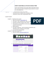 BUAT SURVEY ONLINE DENGAN GOOGLE FORM