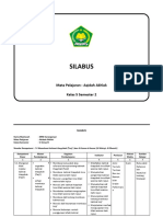 Silabus Aqidah Akhlaq Kelas 5 Semester 2 Mim Karanganyar 2013 2014