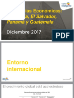 (PRESENTACIÓN) Tendencias Económicas - Colombia, El Salvador, Panamá y Guatemala 2018