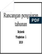 Cover Rancangan Pengajaran Tahunan