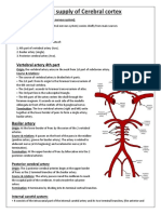 Blood Supply of Cerebral Cortex