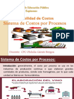 Costos Por Procesos