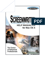 Screenwriter 6.5 Users Manual