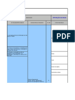 Planilha de IdentificaÃ Ã o e Avaliaã Ã o Dos Fatores de Risco