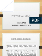 Bahasa Indonesia (Materi 2 & 3)