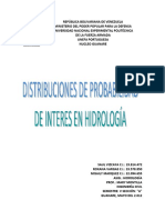 Distribuciones de probabilidad de interés en hidrología