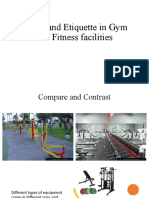Safety and Etiquette in Gym and Fitness Facilities