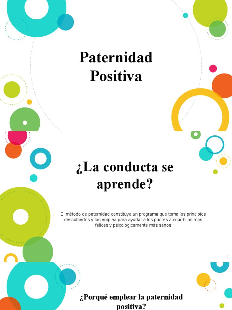 Paternidad Positiva Pdf Comportamiento Sicología