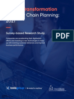 In Supply Chain Planning: 2021: Digital Transformation