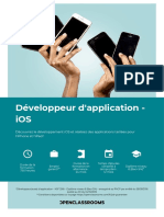 Brochure - Développeur D'application - iOS