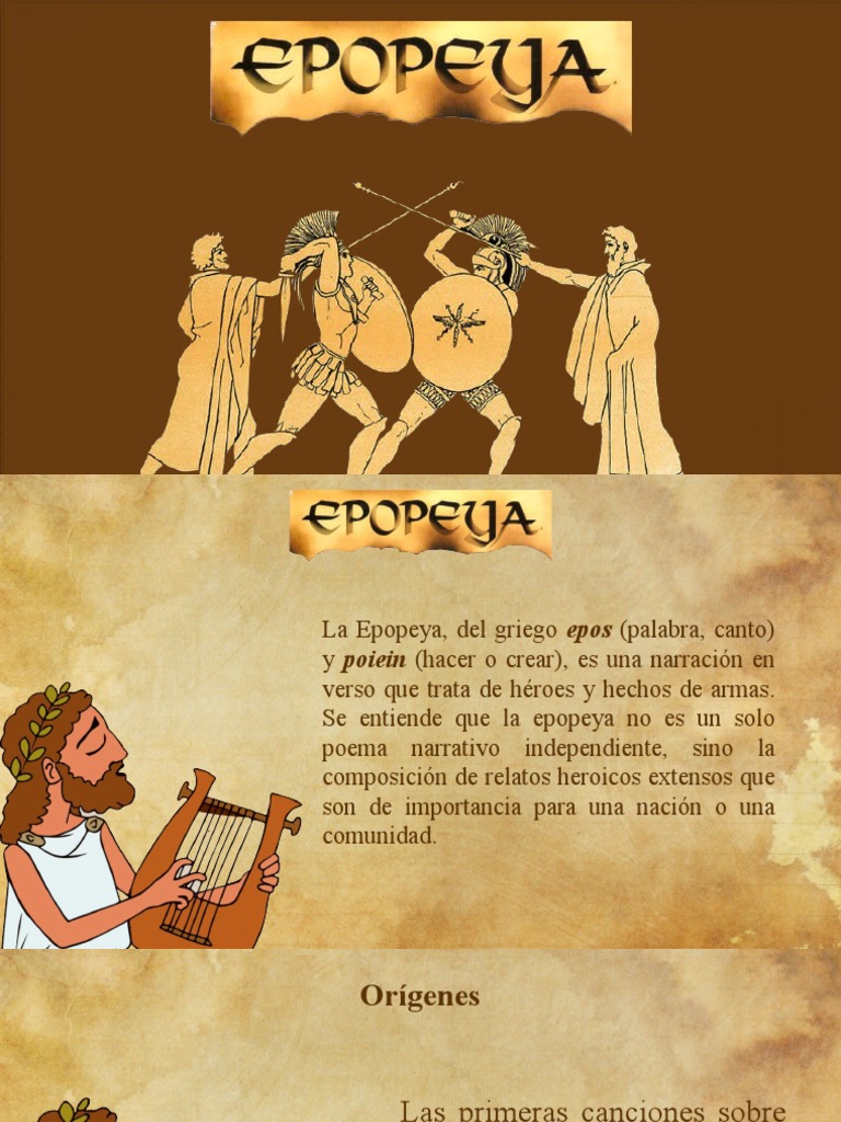 Evolución de la Epopeya: De la Antigüedad al Presente | PDF | Poesía ...