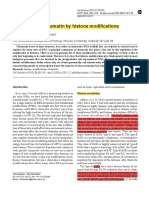 Regulation of Chromatin by Histone Modifications: Review