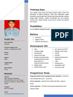 CV & Lamaran Kerja - Muhammad Fachri