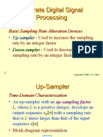 Multirate Signal Processing