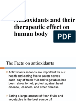 Antioxidants and Their Therapeutic Effect On Human Body