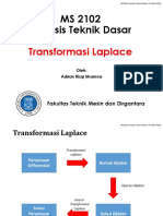 MS2102 Transformasi Laplace