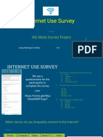 Internet Use Survey-Math Project Final