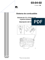 [SCANIA] Sistema de combustible, Motores de 9, 12 y 16 litros con PDE Descripci+¦n del trabajo  [3 (1)