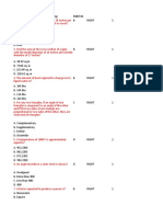 Quiz No. 01 Plumbing Arithmetic (10%)