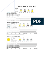 Weather Forecast Script Template | PDF | Language Arts & Discipline ...