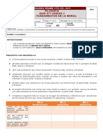 Guía Formativa N°2 - Unidad 2 - Tema - Fundamentos de La Moral - 4° Medio - 2021