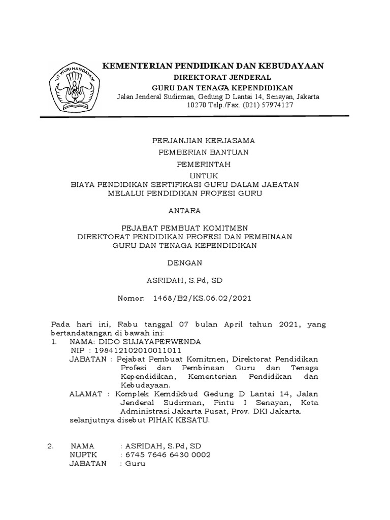 Format PKS PPG Asrida (Yg SDH Diedit) | PDF