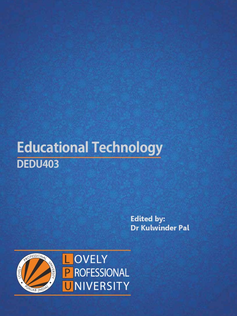Dedu403 Educational Technology English | PDF | Educational Technology ...