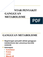 Penyakit Gangguan Metabolisme