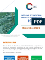 INFORME MENSUAL DE LA CONSTRUCCION Diciembre-2020