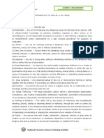 Lesson Manuscript: National Forensic Science Training Institute