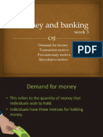 Money and Banking Week 3
