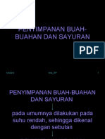 Penyimpanan Buah-Buahan dan Sayuran