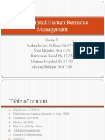 International Human Resource Management