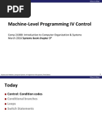 Machine-Level Programming IV Control